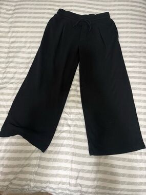 American Eagle Outfitters Black Ribbed Waistband Top